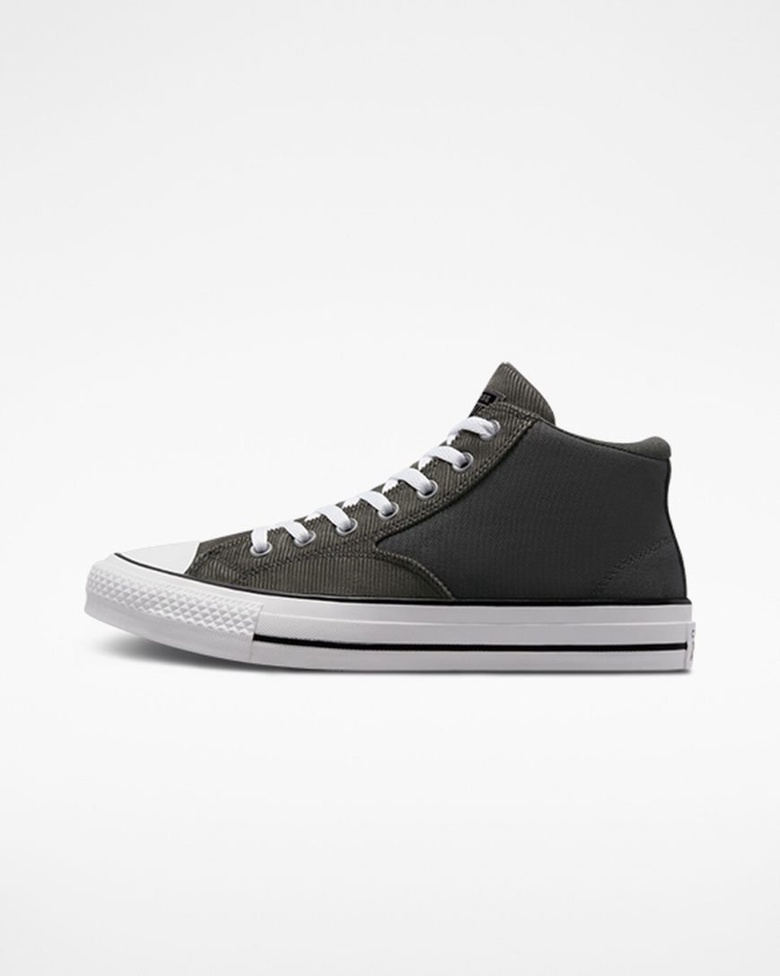 Zapatillas Altas Converse Chuck Taylor All Star Malden Street Workwear Hombre Gris Negras Blancas | PE E540PW